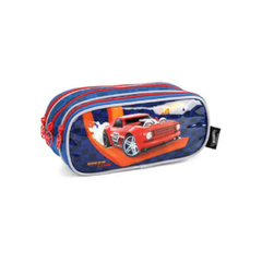 KIT MOCHILA RODINHA LANCHEIRA ESTOJO HOT WHEELS-LUXCEL na internet