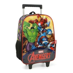 KIT MOCHILA COM RODINHA E LANCHEIRA AVENGERS - LUXCEL - comprar online