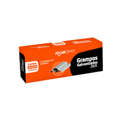 GRAMPO GALVANIZADO 26/6 CAIXA COM 5000 UNIDADES - JOCAR - comprar online