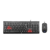 KIT TECLADO E MOUSE KM100 - HP