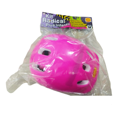 KIT PROTECAO DM RADICAL PLUS INFANTIL ROSA - DM TOYS - Mei-Mei Papelaria - Sempre Presente com Você