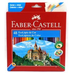 LAPIS DE COR 48 CORES FABER-CASTELL