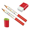 KIT 2 LAPIS JUMBO 1 BORRACHA E 1 APONTADOR- FABER CASTELL