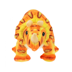 PELUCIA BRINQUEDO DINISSAURO LARANJA 26cm TRICERATOPS FOFY - comprar online