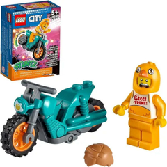 MOTOCICLETA DE ACROBACIAS COM GALINHA- LEGO