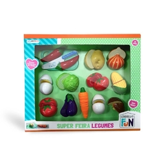 SUPER FEIRA LEGUMES COM VELCRO CREATIVE FUN - MULTIKIDS