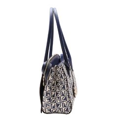 BOLSA FEMININA DE MÃO MONOGRAMA AZUL MARINHO - CHENSON - comprar online