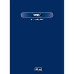 LIVRO PONTO 4 ASSINATURAS 100F - TILIBRA