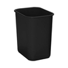 LIXEIRA 12,5L RETANGULAR PRETO - WALEU - comprar online