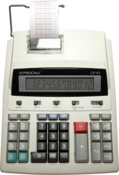 CALCULADORA DE IMPRESSAO 12 DIGITOS LP45 - PROCALC