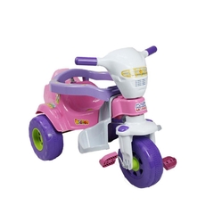 TRICICLO VELOTROL TICO TICO BICHOS C/ SOM ROSA - MAGIC TOYS - Mei-Mei Papelaria - Sempre Presente com Você