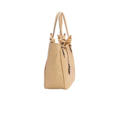 BOLSA FEMININA DE OMBRO MATELASSE SOFT BEGE - CHENSON - comprar online