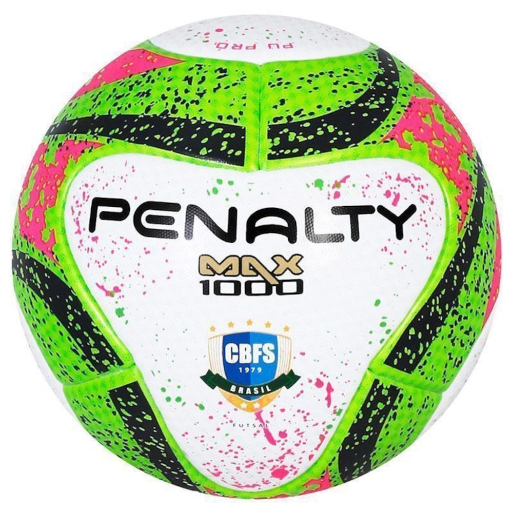 Bola de Futsal Penalty Max 1000 All Black - Edição Limitada