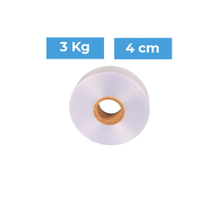 Bobina Plastica Tubular Contínua 4cm x 500m 3kg