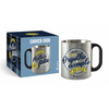 CANECA METAL INOX MELHOR PAI DO MUNDO - BRASFOOT