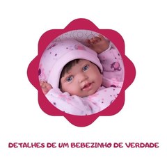 BONECA ANNY DOLL BABY REBORN MENINA C/ CABELO - COTIPLÁS na internet