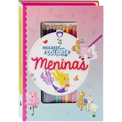 LIVRO MEGAKIT PARA COLORIR: MENINAS