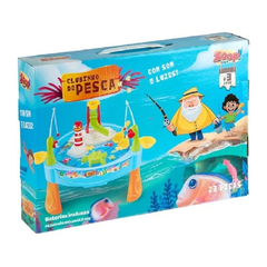 JOGO PEGA PEIXE CLUBINHO DE PESCA COM SOM E LUZES ZOOP TOYS