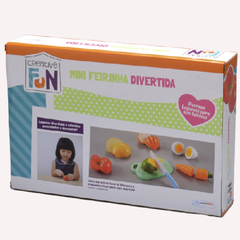 MINI FEIRINHA DIVERTIDA DE LEGUMES COM VELCRO CREATIVE FUN - MULTIKIDS - comprar online