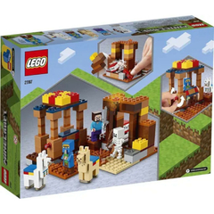 BLOCOS DE MONTAR MINECRAFT O POSTO COMERCIAL- LEGO - loja online