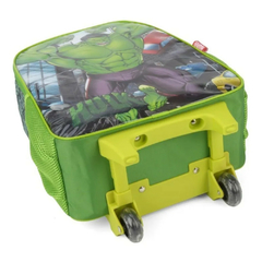 Imagem do KIT MOCHILA RODINHA LANCHEIRA HULK MARVEL - LUXCEL