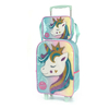 KIT MOCHILA RODINHA LANCHEIRA ESTOJO UNICORNIO VERDE-UP4YOU - comprar online