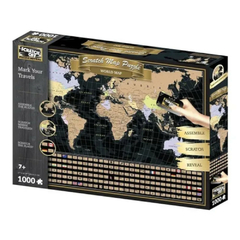 QUEBRA CABECA SCRATCH-OFF MAPA MUNDI - MULTILASER - comprar online