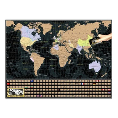 QUEBRA CABECA SCRATCH-OFF MAPA MUNDI - MULTILASER na internet