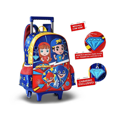 MOCHILA INFANTIL LUCCAS NETO E GI NETO - OS AVENTUREIROS - comprar online