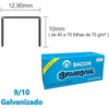 GRAMPO GALVANIZADO 9/10 CAIXA COM 5000 UNIDADES - BACCHI - comprar online
