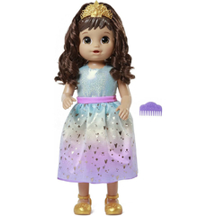 BABY ALIVE PRINCESA ELLIE GROWS UP MORENA - HASBRO - Mei-Mei Papelaria - Sempre Presente com Você