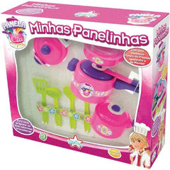 BRINQUEDO KIT MINHAS PANELINHAS INFANTIL 8 PEÇAS - BIG STAR