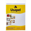 PAPEL COUCHE A4 120G C/ 50 FOLHAS BRANCO 10UN - USAPEL