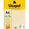 PAPEL VERGE A4 180G C/ 50 FOLHAS CREME 10UN- USAPEL