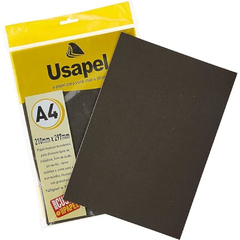 PAPEL COLOR A4 180G C/ 50 FOLHAS PRETO 10UN - USAPEL - comprar online