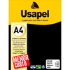 PAPEL COLOR A4 180G C/ 50 FOLHAS PRETO 10UN - USAPEL