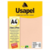 PAPEL VERGE A4 180G COM 50 FOLHAS SALMÃO 10UN - USAPEL