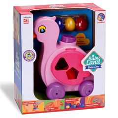 BRINQUEDO BEBÊ EDUCATIVO BABYLAND AZUL OU ROSA PATA BOTA OVO - comprar online