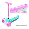 PATINETE INFANTIL ROSA TURMA DA AVENTURA - UNITOYS