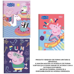 CADERNO BROCHURAO PEPPA PIG 80FLS - TILIBRA