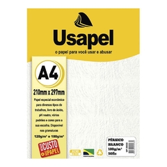 PAPEL PERSICO A4 180G C/ 50 FOLHAS BRANCO - USAPEL