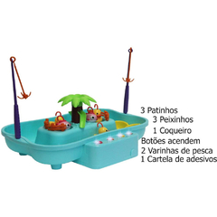 JOGO PEGA PEIXE CLUBINHO DE PESCA COM SOM E LUZES ZOOP TOYS na internet