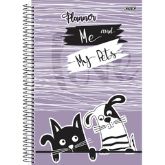 AGENDA PLANNER 2022 ESPIRAL ME AND MY PETS CAPAS SORTIDAS - Mei-Mei Papelaria - Sempre Presente com Você