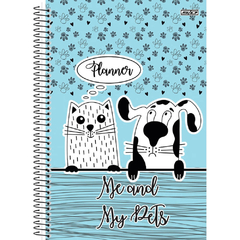 AGENDA PLANNER 2022 ESPIRAL ME AND MY PETS CAPAS SORTIDAS - loja online