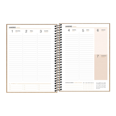 PLANNER ESPIRAL KRAFTWORK 2024 - TILIBRA - loja online