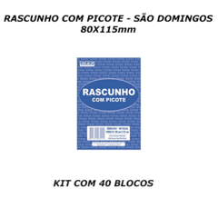 RASCUNHO SEM PICOTE 50F 40UN - SAO DOMINGOS