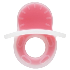 MORDEDOR TEXTURIZADO ROSA EM SILICONE - BUBA - comprar online