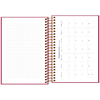 AGENDA EXECUTIVA DIARIA ESPIRAL ROSA NAPOLI 2022 12,9x18,7cm na internet