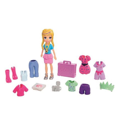 BONECA POLLY POCKET SORTIDA KIT FASHION DE VIAGEM - MATTEL na internet