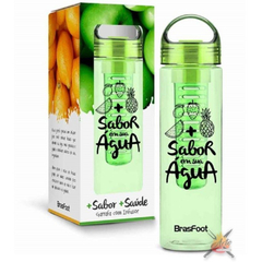 GARRAFA INFUSOR DE SABOR 700ML VERDE - BRASFOOT